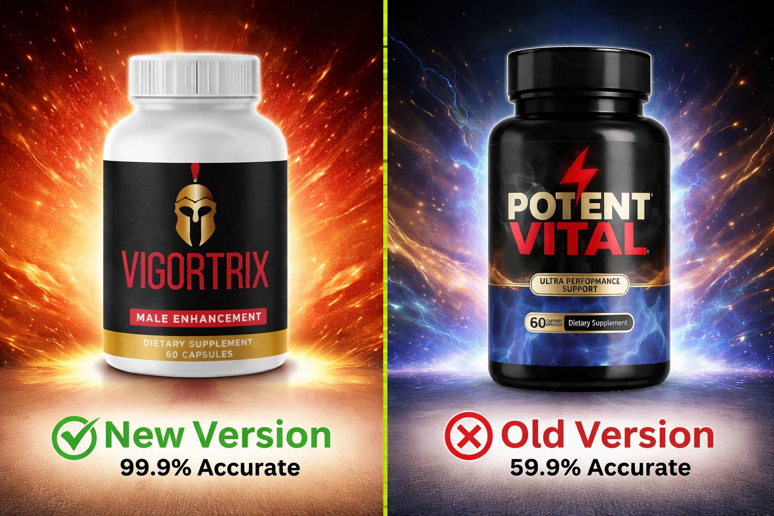 PotentVital Male Vitality Supplement Bottle